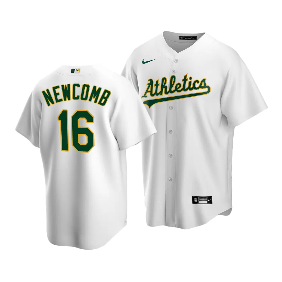 Sean Newcomb Oakland Athletics Replica Home Jersey - Authentic White