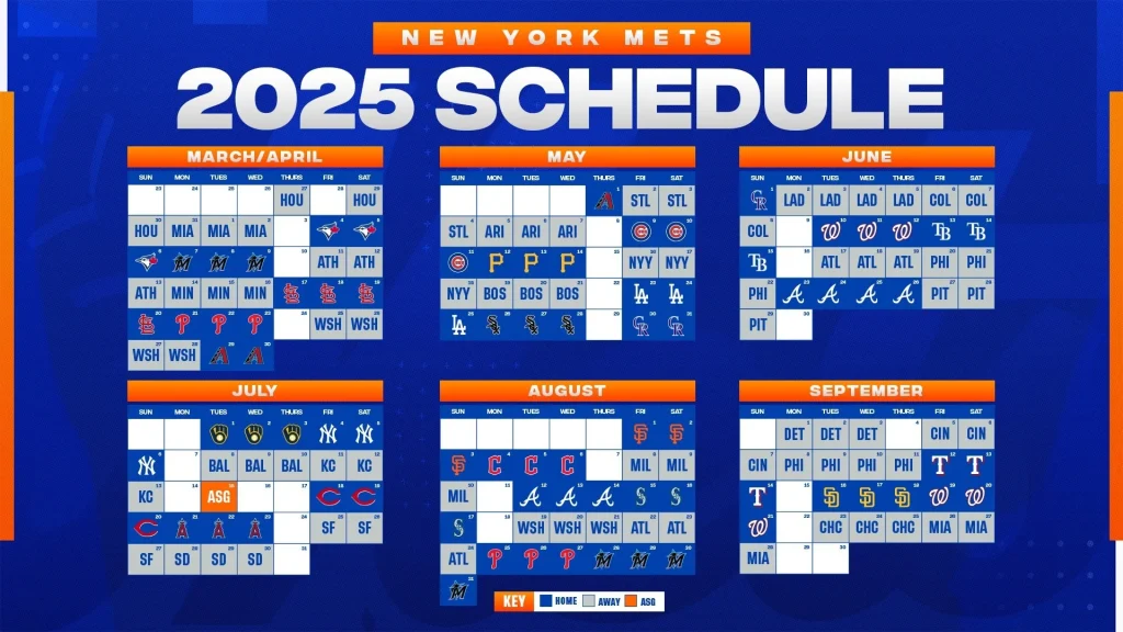 Mets Reveal 2025 Schedule